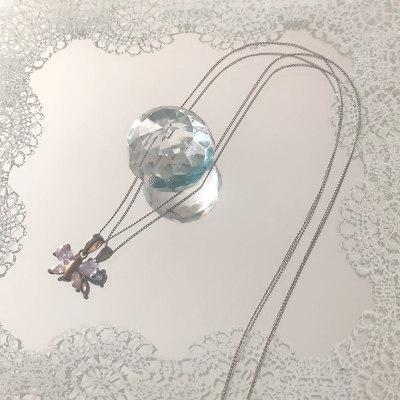 Sterling silver butterfly pendant  🦋 - Picture 2 of 5